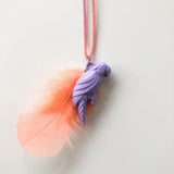 Bottleblond Jewels Parrot Feather Necklace