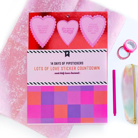 Pipsticks Lots of Love Sticker Countdown