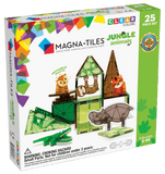Magna-Tiles Jungle Animals Clear Colors 25 Piece Set