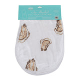 Little Hometown Aww Shucks Oyster Burp Cloth Bib