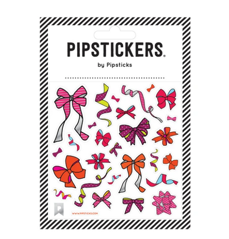 Pipsticks Sticker Sheet - Holiday Sparkle Bows