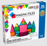 Magna-Tiles Clear Colors 32 Piece Set