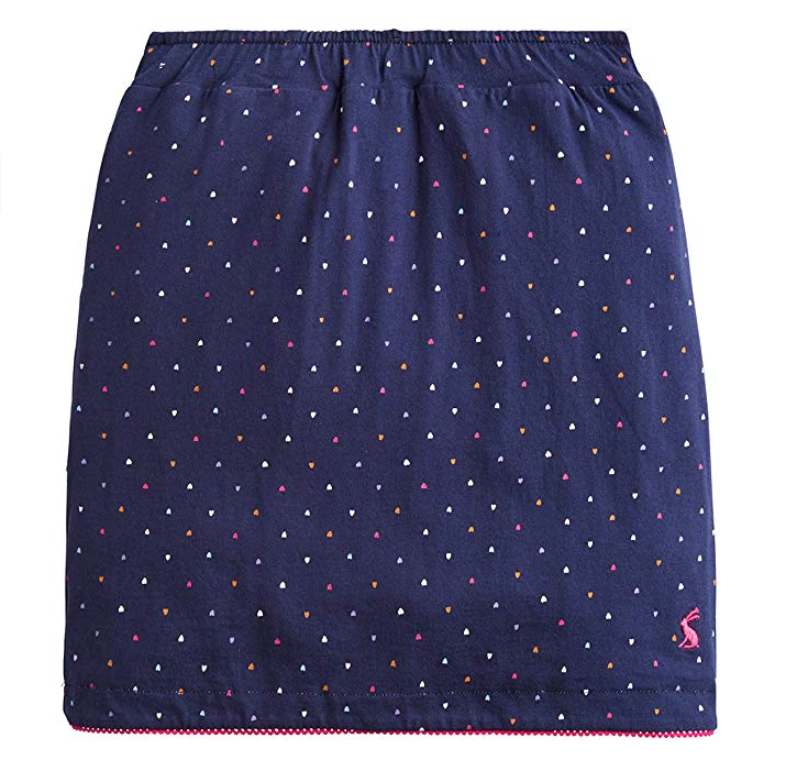 Joules Skirt Reversible Jersey Navy Stripe Tiny