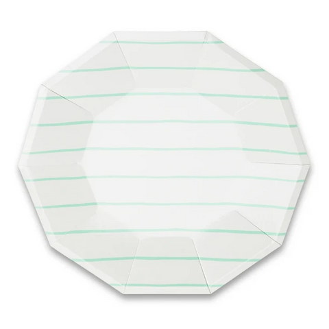 Daydream Society Stripe Large Plate Aqua