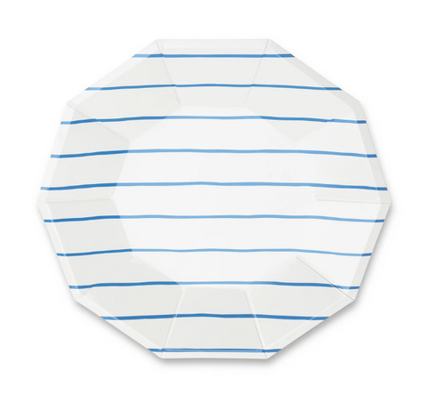 Daydream Society Stripe Large Plate Blue
