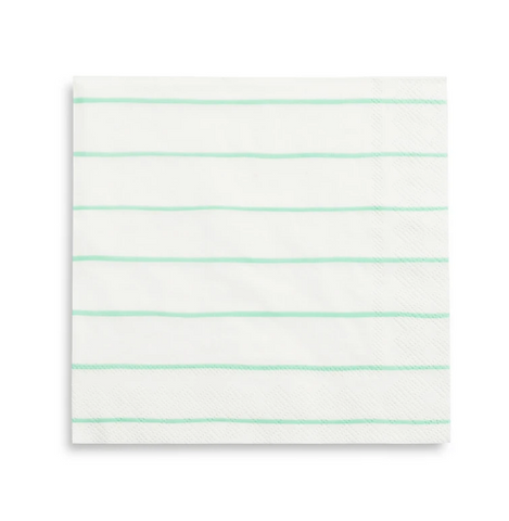 Daydream Society Stripe Napkins Aqua