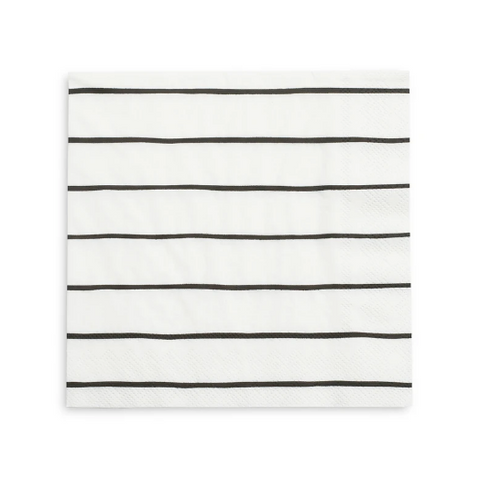 Daydream Society Stripe Napkins Black