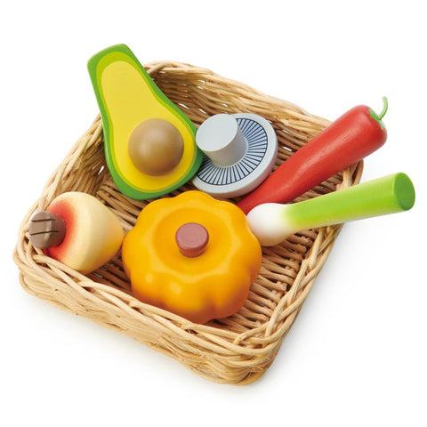 Tender Leaf Toys Market Basket Veggie