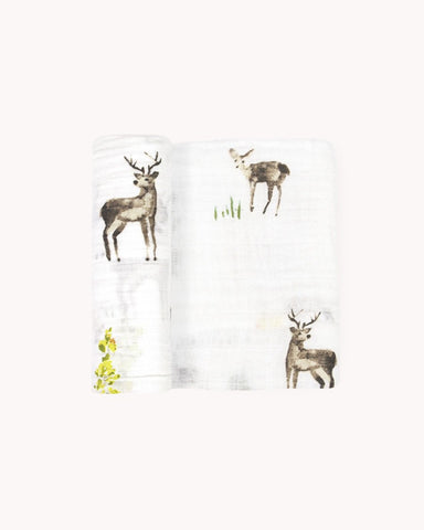 Little Unicorn Cotton Muslin Single Swaddle Oh Deer