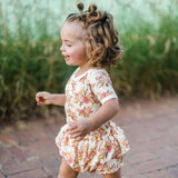 MilkBarn Organic Cotton Ruffle Bloomers Vintage Floral