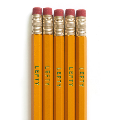 Smarty Pants Paper Company Pencils Left Handed Lefty Set of 5