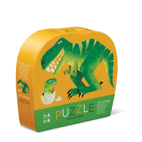 Crocodile Creek Puzzle Just Hatched Dinosaur 12 Pieces