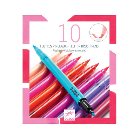 Djeco Brush Pens Set of 10 - Sweets