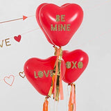 Meri Meri Glitter Valentine Hearts Balloon Kit
