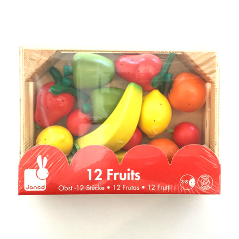 Janod 12 Fruits Crate
