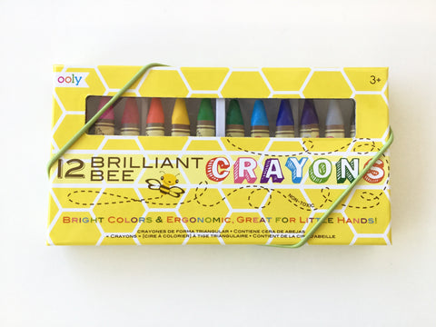 Ooly Brilliant Bee Set of 12 Crayons