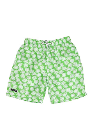 Toobydoo Swim Shorts Green Floral