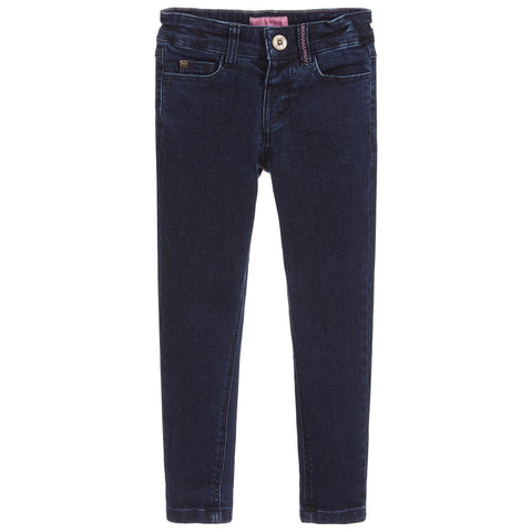 Joules Jeans Dark Denim Pink Stitching