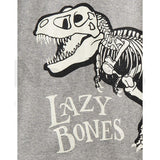 Joules 2pc Glow in the Dark Pajamas Set Dino Lazy Bones