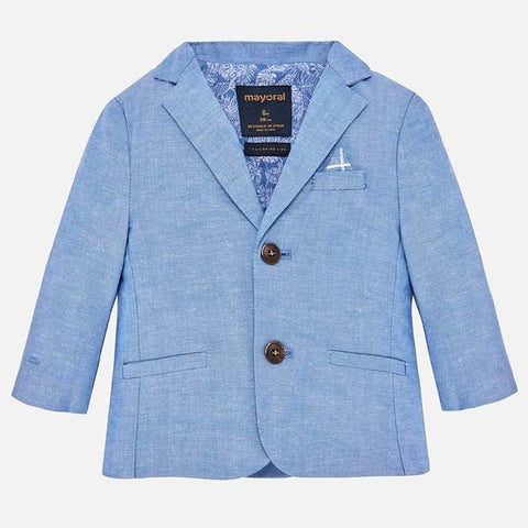 Mayoral Chambray Dressy Jacket