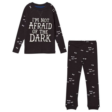 Joules 2pc Glow in the Dark Pajama Set I'm Not Afraid of the Dark