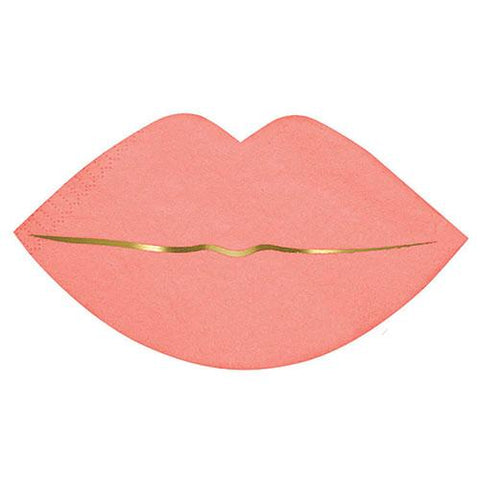 MeriMeri Paper Napkins Lips Shape