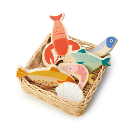 Tender Leaf Toys Seafood Basket