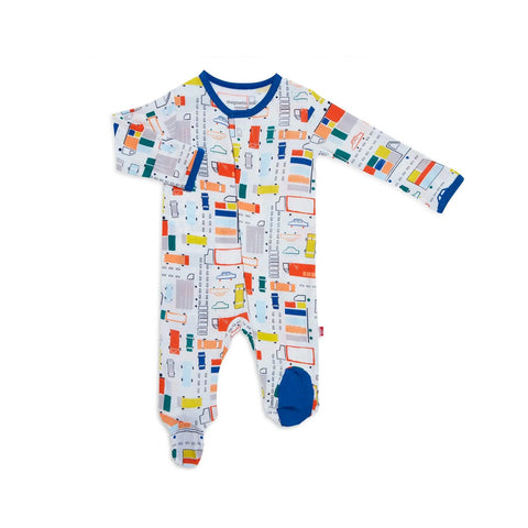 Magnetic Me Traffic Jammies Footie