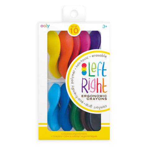 Ooly Left Right Ergonomic Crayons