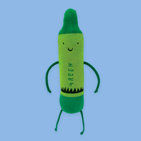 Merry Makers Green Crayon Doll