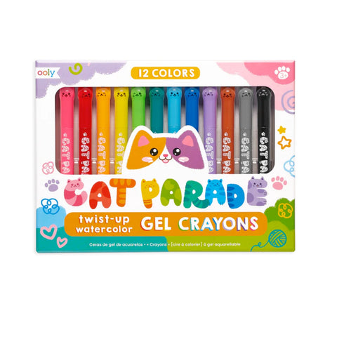 Ooly Cat Parade Gel Crayons set of 12