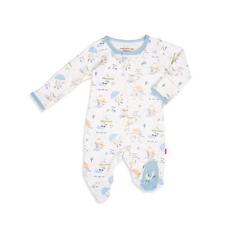 Magnetic Me Organic Cotton Footie Little Duckling