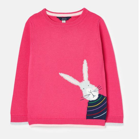 Joules GeeGee Pink Bunny Sweater