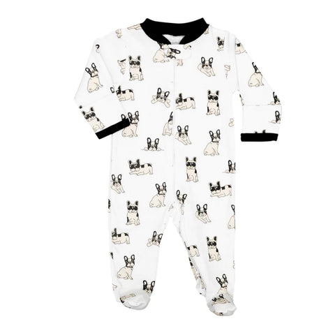 Noomie Zipper Footie French Bulldog