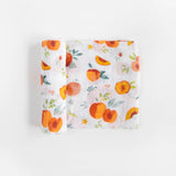 Little Unicorn Cotton Muslin Single Swaddle Georgia Peach