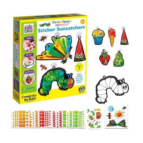 Creativity For Kids Faber Castell The Very Hungry Caterpillar Sticker Suncatchers