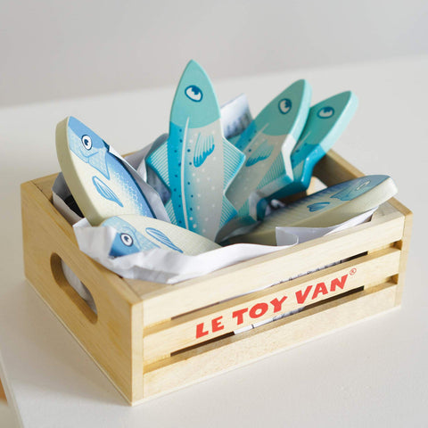 Le Toy Van Honeybake Fresh Fish Market Crate