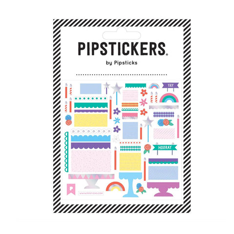 Pipsticks Make A Cake Sticker Sheet