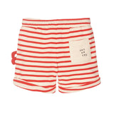 Mayoral Red Stripe Crab Shorts