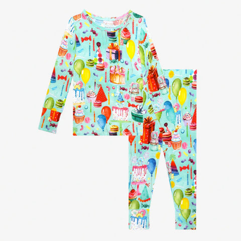 Posh Peanut Happy Birthday Long Sleeve Basic Pajamas