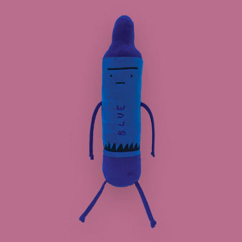 Merry Makers Blue Crayon Doll