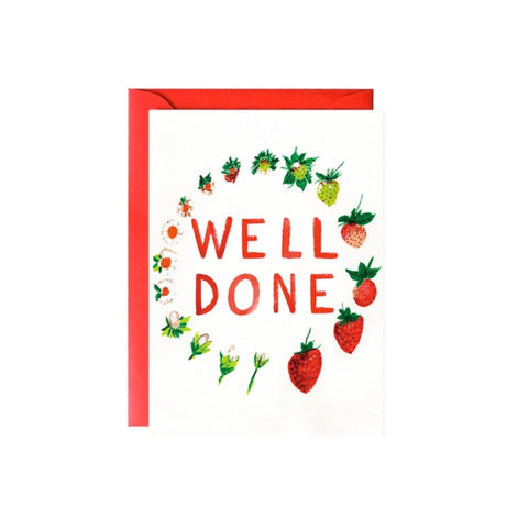 Boddington Card Well Done Strawberries