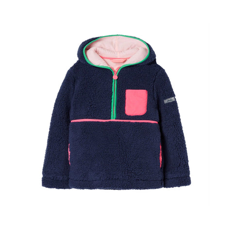 Joules Autumn Navy Half Zip Fleece