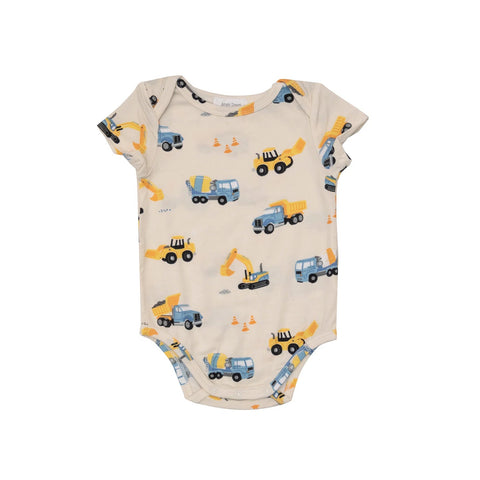Angel Dear Construction Trucks Bodysuit Onesie