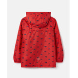 Joules Windbreaker Jacket Red Cars and Motorcycles