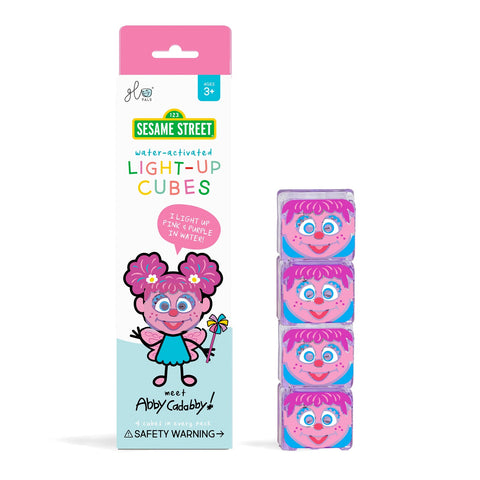 Glo Pals Water-Activated Light-Up Cubes Abby Cadabby