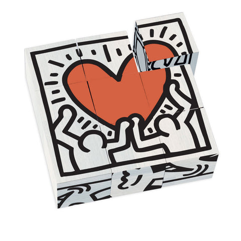 Vilac Keith Haring 9 Cubes en Bois