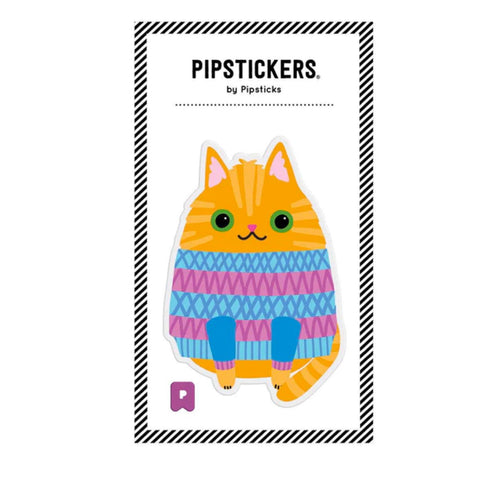 Pipsticks Big Puffy Cozy Cat Sticker