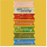 Eugenia Days of the Week Hair Clips
