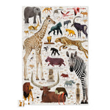 Crocodile Creek Puzzle African Animals 150 pieces in tin
